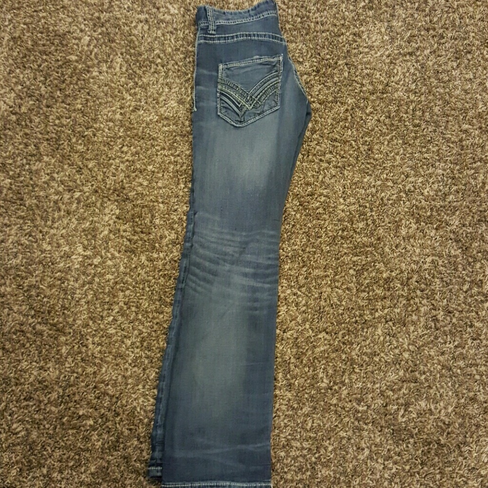 Men's Buckle Black Jeans. Size 27x 32 good conditi